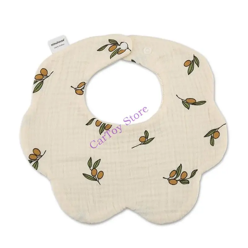 634F Baby Burp Cloths Cotton Gauze Petal Saliva Towel Baby Drooling Bibs for Boy Girl
634F Baby Burp Cloths Cotton Gauze Petal Saliva Towel Baby Drooling Bibs for Boy Girl