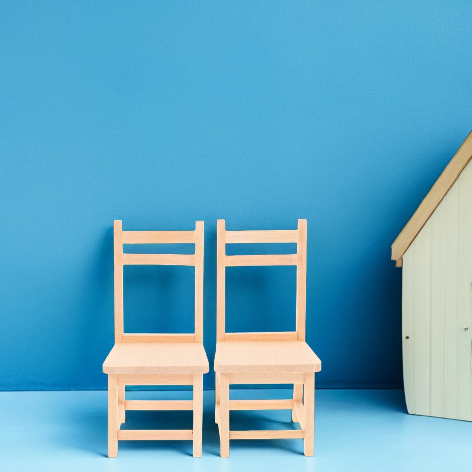 2Pcs Miniature Wooden Chair Thickened Solid Wood Design for Dollhouse Living Room Decor Desktop Ornament Micro Furniture Layout
2Pcs Miniature Wooden Chair Thickened Solid Wood Design for Dollhouse Living Room Decor Desktop Ornament Micro Furniture Layout