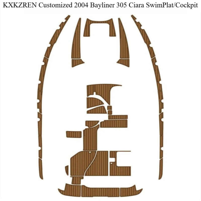 KXKZREN Customized 2004 Bayliner 305 Ciara SwimPlat/Cockpit Anti Slip Vehicle Pad Self Adhesive Yacht Boat EVA Foam Flooring Pad
KXKZREN Customized 2004 Bayliner 305 Ciara SwimPlat/Cockpit Anti Slip Vehicle Pad Self Adhesive Yacht Boat EVA Foam Flooring Pad