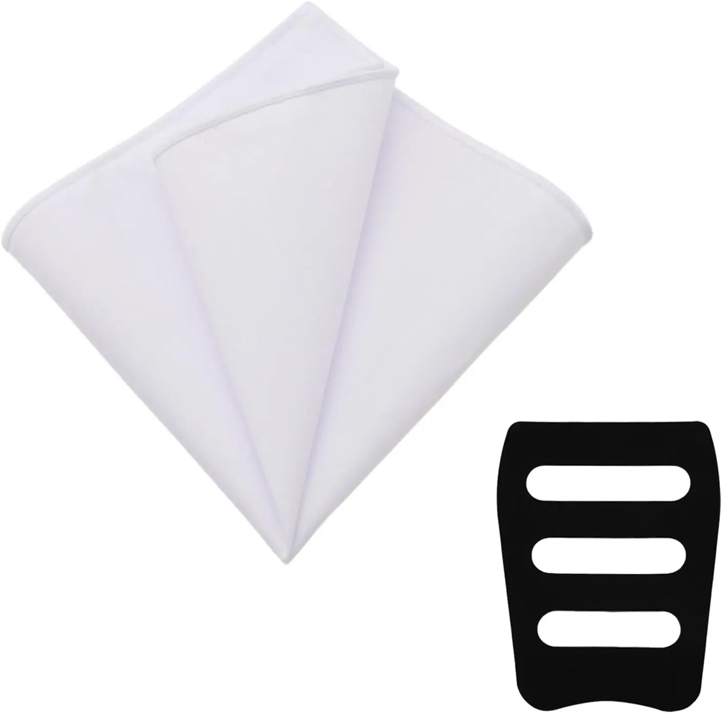 White Linen Cotton Pocket Squares for Men with Holder Daily Wedding
White Linen Cotton Pocket Squares for Men with Holder Daily Wedding