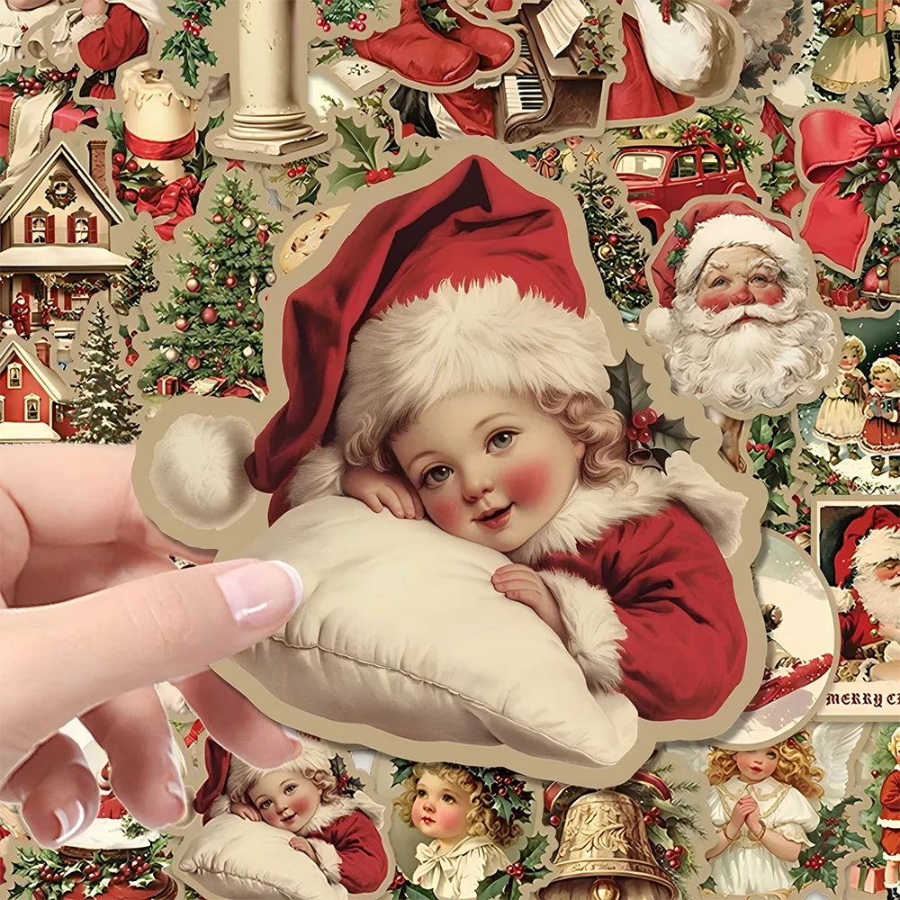 10/30/50pcs Retro Christmas Santa Claus Graffiti Stickers Vintage Aesthetic Decals DIY Luggage Phone Laptop Sticker Decoration 
10/30/50pcs Retro Christmas Santa Claus Graffiti Stickers Vintage Aesthetic Decals DIY Luggage Phone Laptop Sticker Decoration