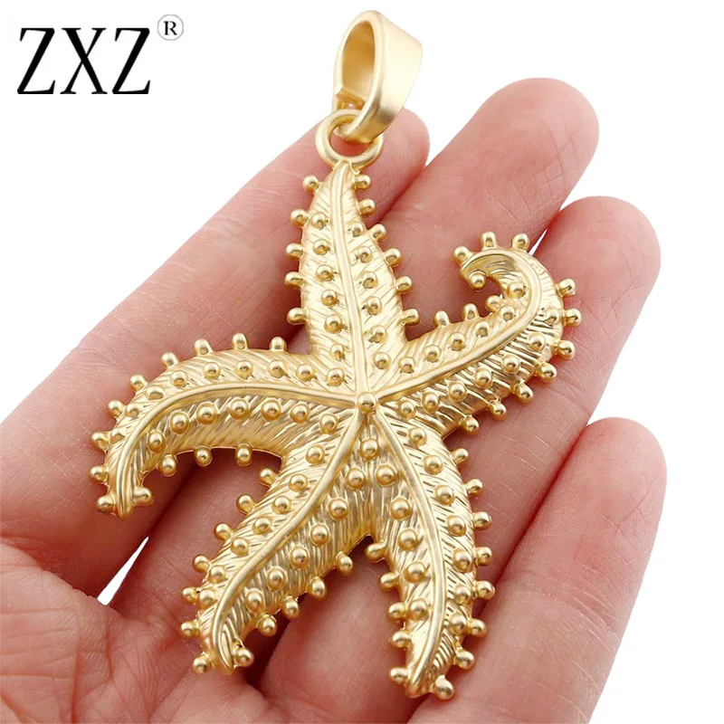 Bohemian Matte Gold Fashion Large Starfish Marine Life Earring Charm Pendant DIY Necklace Jewelry Making Gifts
Bohemian Matte Gold Fashion Large Starfish Marine Life Earring Charm Pendant DIY Necklace Jewelry Making Gifts