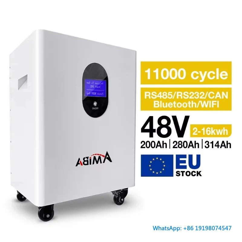 High Voltage 51.2V LiFePO4 Battery 15KWh 20KWh 30KWh 40KWh 200V 300V 400V Lithium Solar Energy Storage Battery For Home
High Voltage 51.2V LiFePO4 Battery 15KWh 20KWh 30KWh 40KWh 200V 300V 400V Lithium Solar Energy Storage Battery For Home
