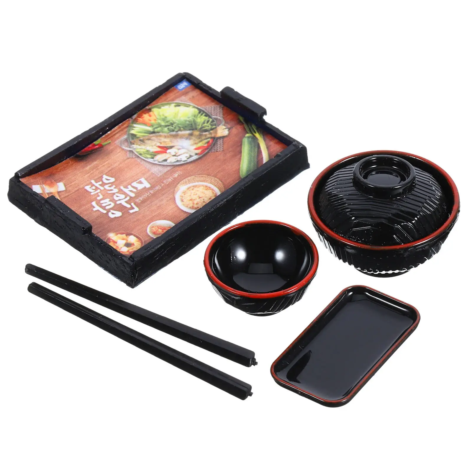 1Set Miniature Realistic Dollhouse Tableware Set Bowl Plate Chopsticks Mini Food Decorations for Mini House Collection
1Set Miniature Realistic Dollhouse Tableware Set Bowl Plate Chopsticks Mini Food Decorations for Mini House Collection