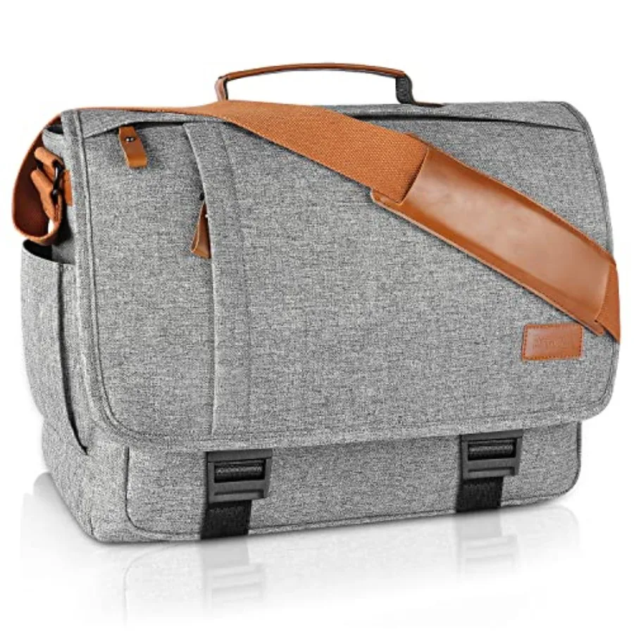 Light Grey WaterResistant Canvas Messenger Bag for Men with 1717.3 Inch Laptop Compartment Ideal for Travel Work and College Us
Light Grey WaterResistant Canvas Messenger Bag for Men with 1717.3 Inch Laptop Compartment Ideal for Travel Work and College Us