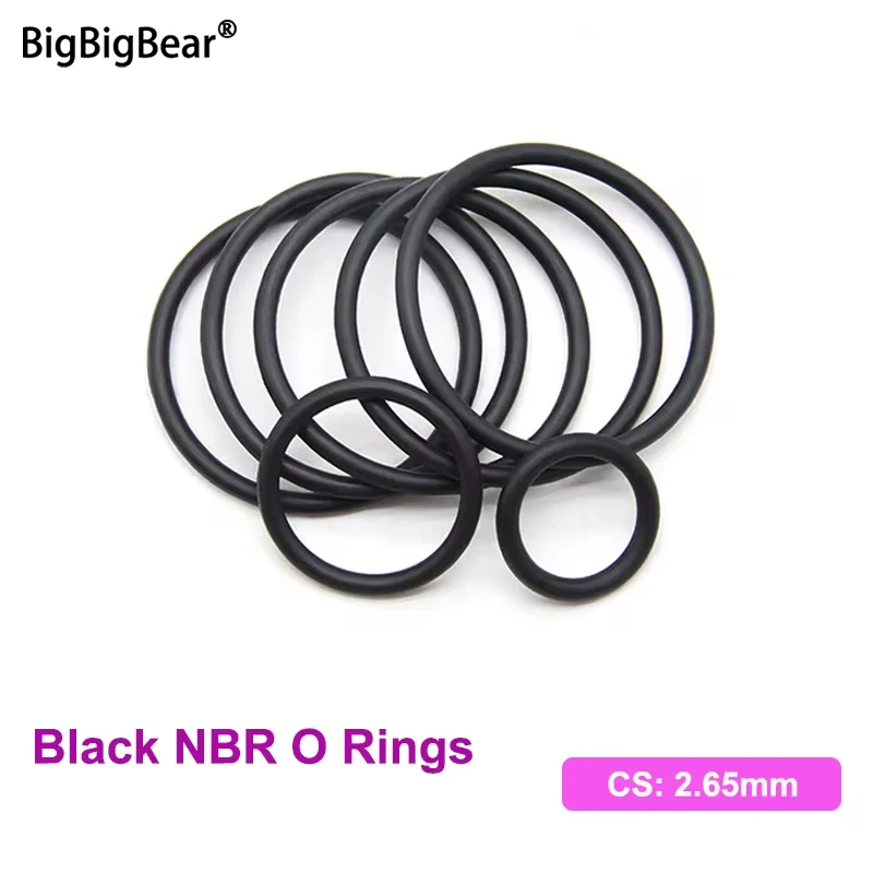10/50Pcs Black NBR O Ring Seal Gasket CS 2.65mm ID 5~150mm Nitrile Butadiene Rubber Spacer Oil Resistance Washer Round Shape
10/50Pcs Black NBR O Ring Seal Gasket CS 2.65mm ID 5~150mm Nitrile Butadiene Rubber Spacer Oil Resistance Washer Round Shape