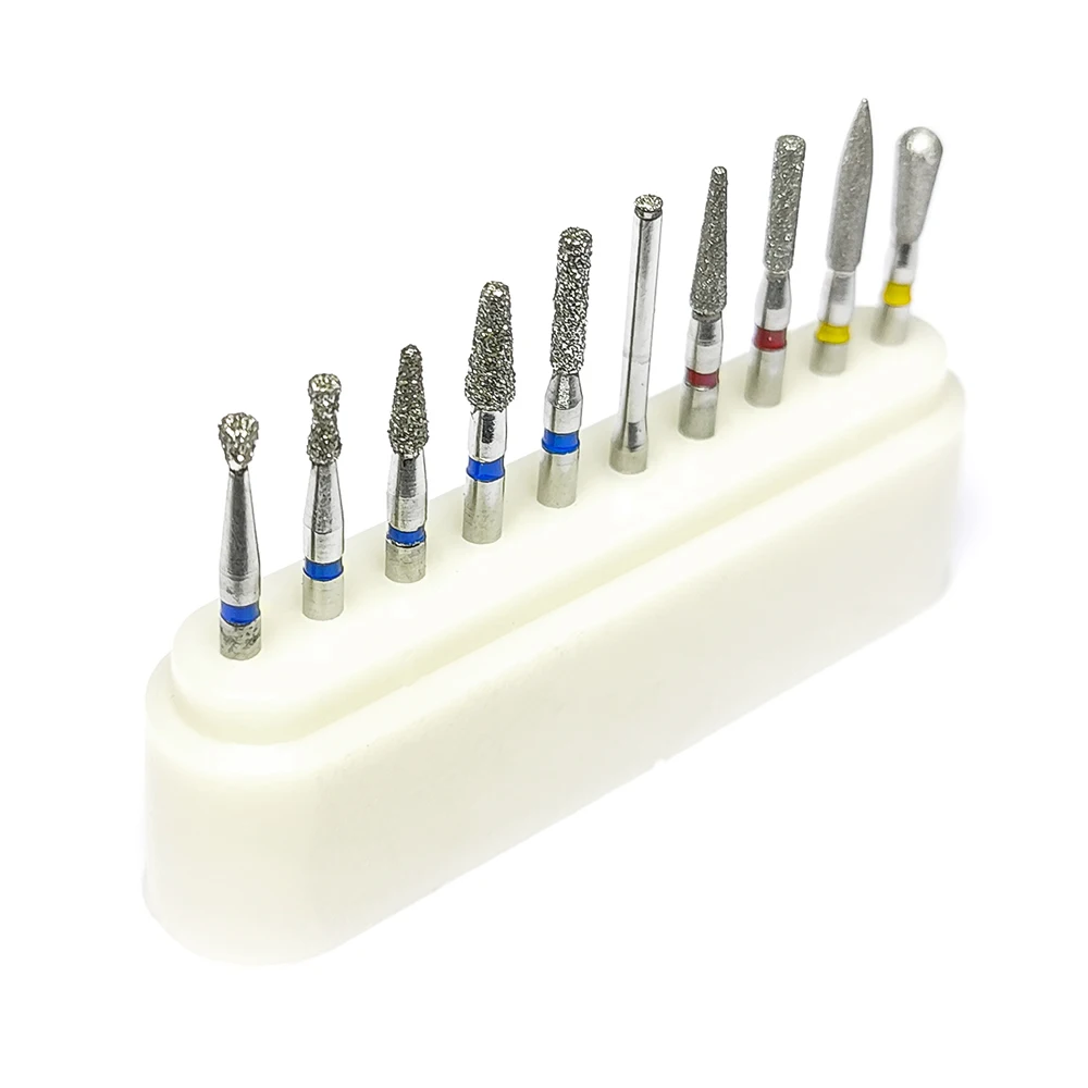 10 pieces/set 4104 FG Dental Diamond Bur Use to Inlay & Onlay Preparation Restoratives Dentist Tools Dental Clinic Kit
10 pieces/set 4104 FG Dental Diamond Bur Use to Inlay & Onlay Preparation Restoratives Dentist Tools Dental Clinic Kit