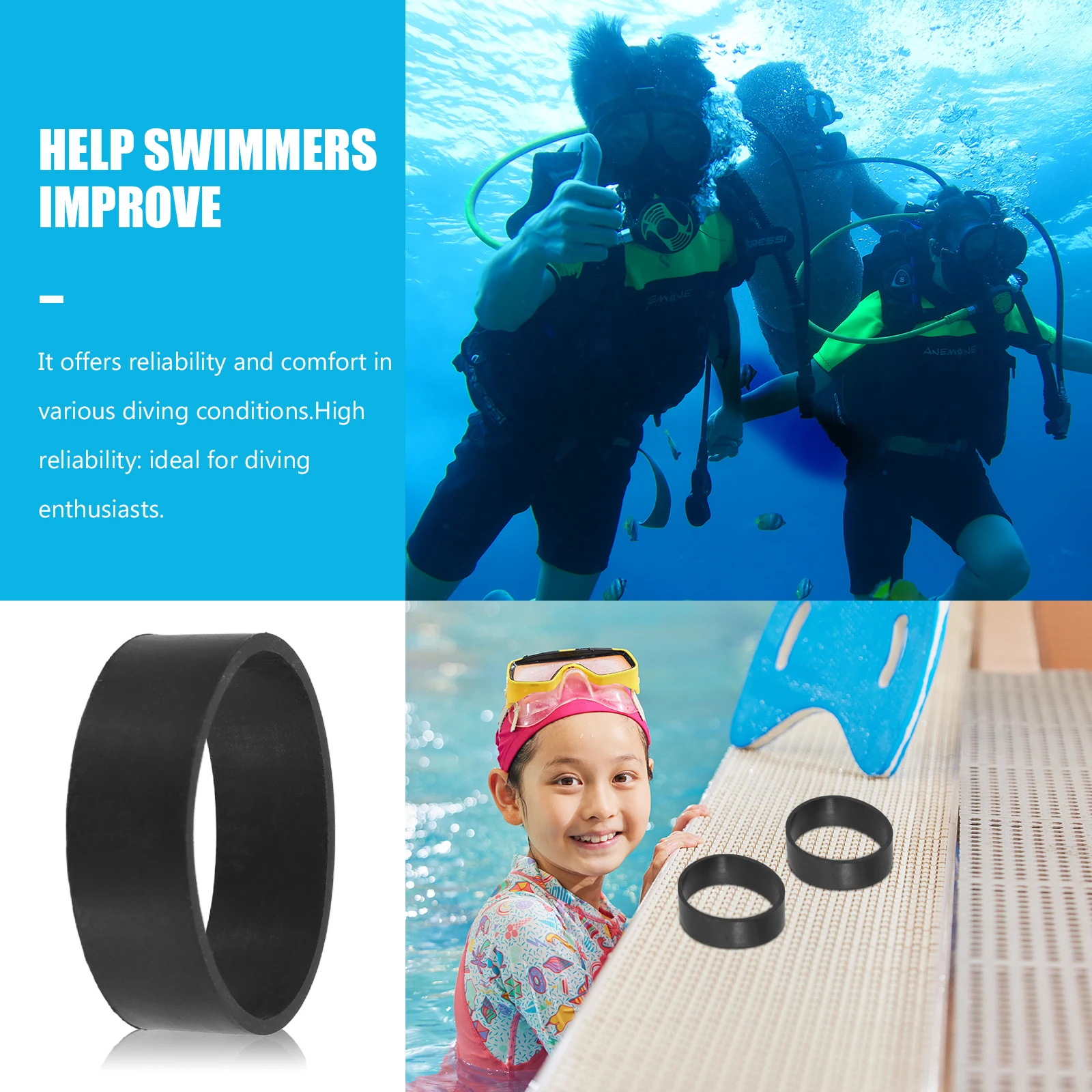 5pcs Diving Belt Fixing Ring 32mm Diameter Rubber Harness Backpack Strap Scuba Wing Accessories Tank Harness Weight Pad
5pcs Diving Belt Fixing Ring 32mm Diameter Rubber Harness Backpack Strap Scuba Wing Accessories Tank Harness Weight Pad
