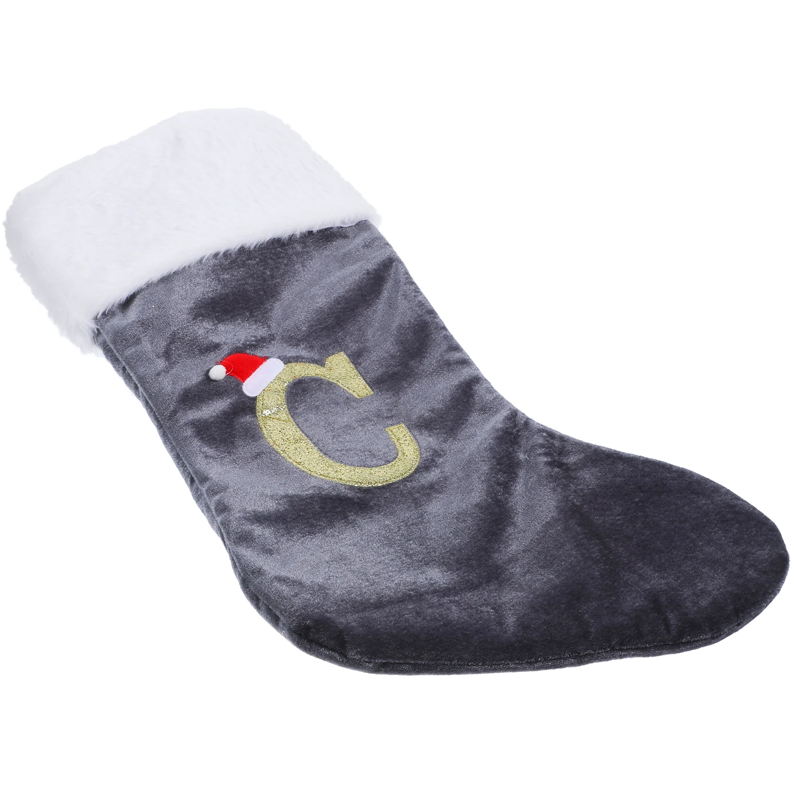Fleece Embroidered Socks Large Gray Christmas Stocking Ornament Holiday Decor Holiday Stockings Gift Bag Candy Holder
Fleece Embroidered Socks Large Gray Christmas Stocking Ornament Holiday Decor Holiday Stockings Gift Bag Candy Holder