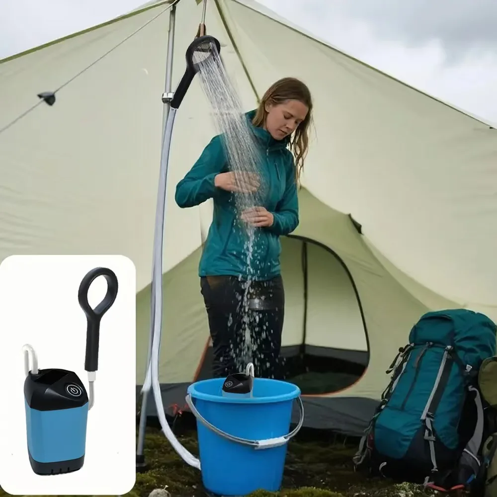 Electric Self-Priming Camping Shower Portable Outdoor Shower Head Simple Home Dorm Bathing Sprayer for Travel Hiking
Electric Self-Priming Camping Shower Portable Outdoor Shower Head Simple Home Dorm Bathing Sprayer for Travel Hiking