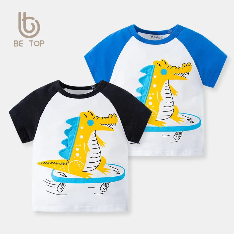 2022 Summer Boys Graphic Tee Kids Clothes Fashion T-shirt Cartoon Pattern Short Sleeves Baby's Pure Cotton Top
2022 Summer Boys Graphic Tee Kids Clothes Fashion T-shirt Cartoon Pattern Short Sleeves Baby's Pure Cotton Top