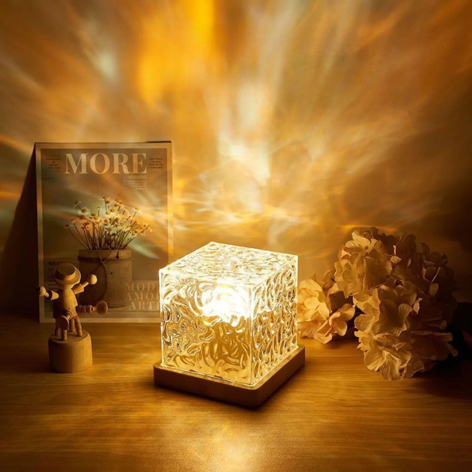 16-цветный вращающийся проектор с водной рябью, ночник, хрустальная лампа с пламенем для спальни, гостиной, кабинета, декора
16-цветный вращающийся проектор с водной рябью, ночник, хрустальная лампа с пламенем для спальни, гостиной, кабинета, декора