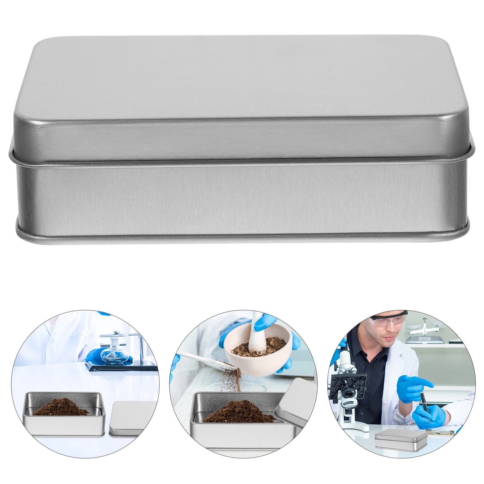 4pcs Sampling Jars Round Metal Storage Containers Lab Field Use Weighing Boxes For Soil Collection Large Capacity Sample Holders
4pcs Sampling Jars Round Metal Storage Containers Lab Field Use Weighing Boxes For Soil Collection Large Capacity Sample Holders