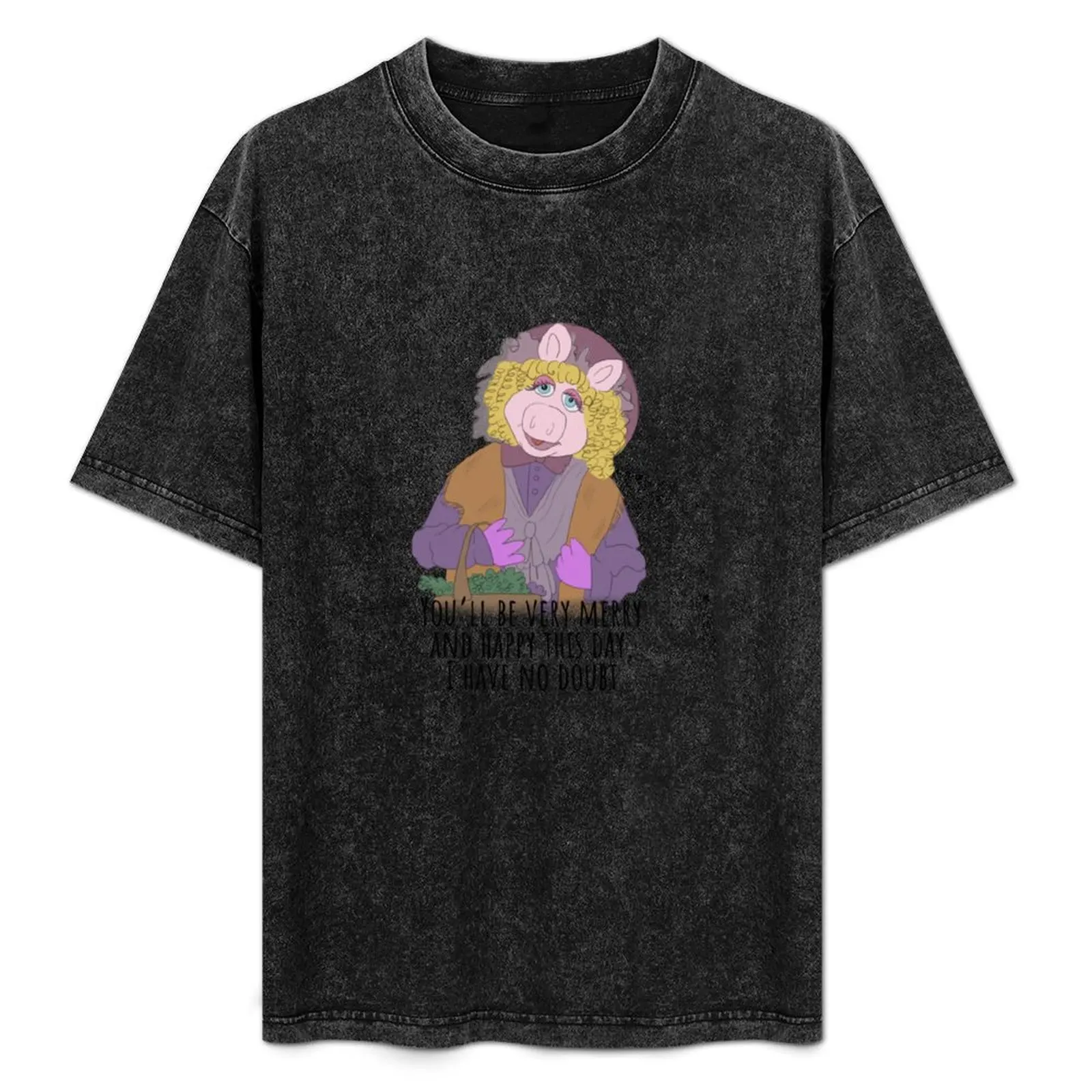 Merry Miss Piggy T-Shirt Lightweight Print T-Shirt
Merry Miss Piggy T-Shirt Lightweight Print T-Shirt