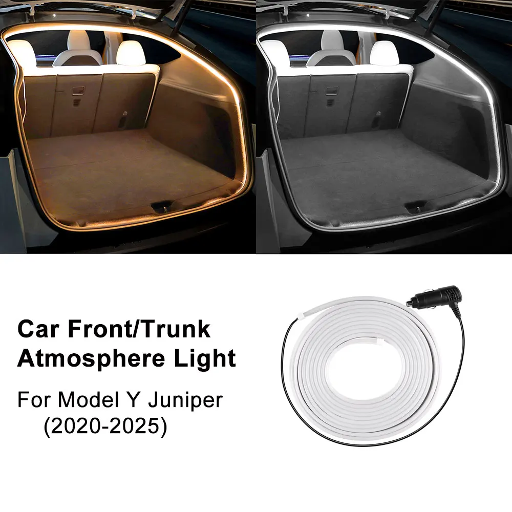 Динамический плавный светильник багажника автомобиля для Tesla Model Y Juniper 2025 2024 2023-2020, магнитный индукционный переключатель, аксессуары для светодиодных лент
Динамический плавный светильник багажника автомобиля для Tesla Model Y Juniper 2025 2024 2023-2020, магнитный индукционный переключатель, аксессуары для светодиодных лент