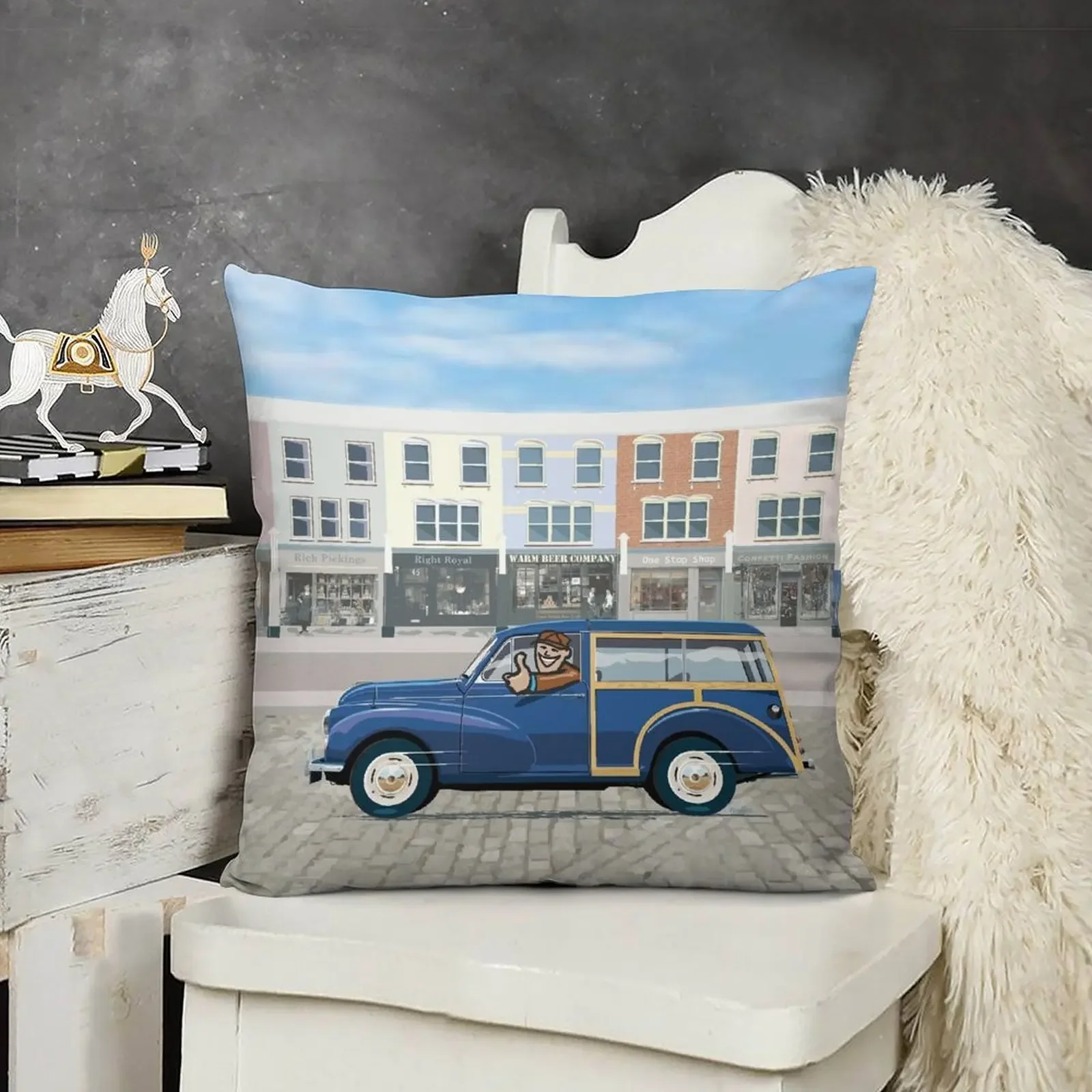Trafalgar Blue Morris Minor Traveller (left hand drive) Throw Pillow Pillowcase Pillowcases For Pillows pillow
Trafalgar Blue Morris Minor Traveller (left hand drive) Throw Pillow Pillowcase Pillowcases For Pillows pillow