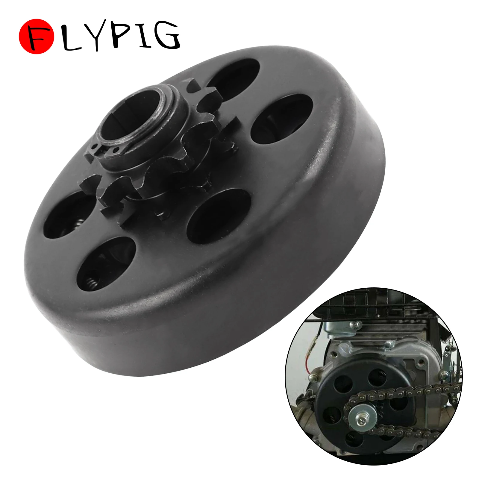 18.8mm GO Kart Fun Centrifugal Automatic Clutch 3/4" 10T Tooth 420 Chain for Karting Minibike engine
18.8mm GO Kart Fun Centrifugal Automatic Clutch 3/4" 10T Tooth 420 Chain for Karting Minibike engine