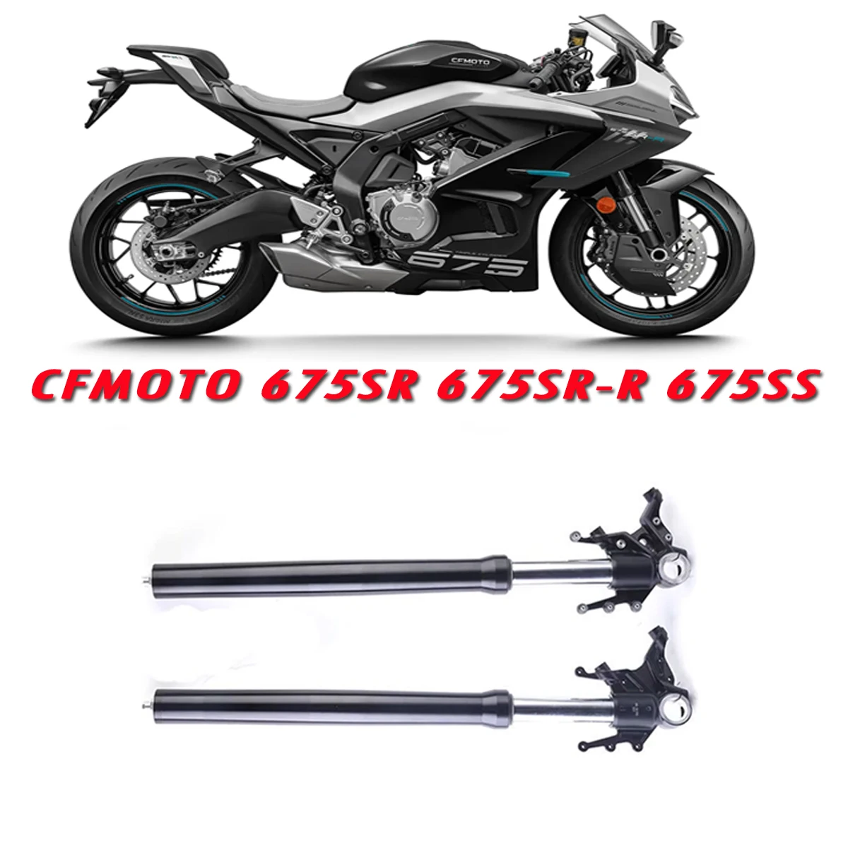 Original motorcycle front shock absorber front fork tube suspension damping Fit For CFMOTO 675SR 675SR-R 675SS CF650-10
Original motorcycle front shock absorber front fork tube suspension damping Fit For CFMOTO 675SR 675SR-R 675SS CF650-10