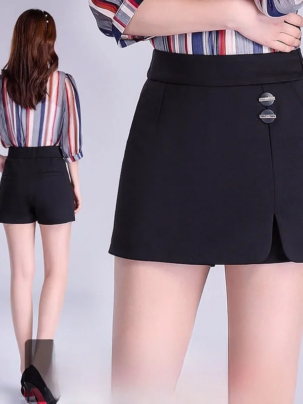 High Waist Short Pants Women's Spring Fashion Slimming Versatile Outerwear Korean Style Casual High Waist Shorts
High Waist Short Pants Women's Spring Fashion Slimming Versatile Outerwear Korean Style Casual High Waist Shorts