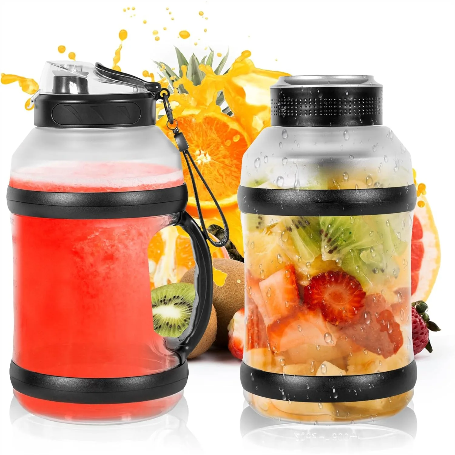 Portable Blender 1800ml, Rechargeable Personal Blender with Travel Lid, 4000mAh, 6 Blades for Smoothies at Home/Gym/Office
Portable Blender 1800ml, Rechargeable Personal Blender with Travel Lid, 4000mAh, 6 Blades for Smoothies at Home/Gym/Office
