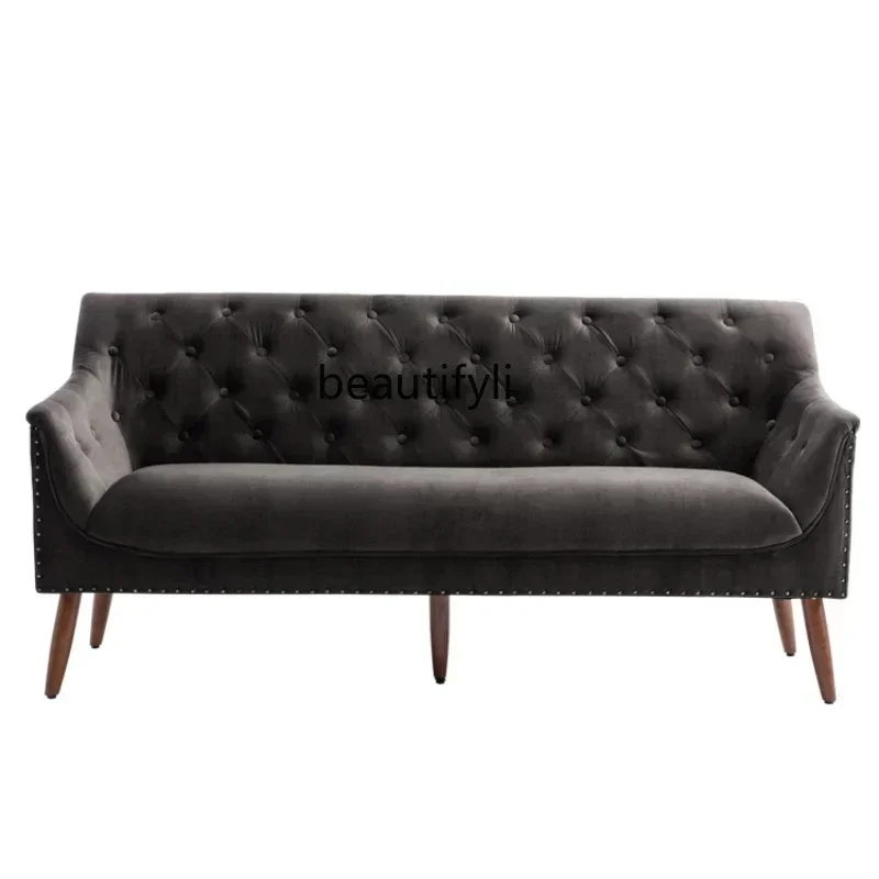 Y Living room American light luxury retro fabric sofa, European velvet three-person double sofa chair
Y Living room American light luxury retro fabric sofa, European velvet three-person double sofa chair
