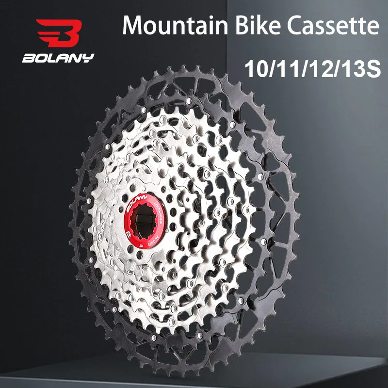 BOLANY Mountain Bike Cassette, HG Freehub, 10/11/12/13 Speed, 40-52T Gears, Chromoly Steel, 4.1mm Width, 1.45mm Thickness
BOLANY Mountain Bike Cassette, HG Freehub, 10/11/12/13 Speed, 40-52T Gears, Chromoly Steel, 4.1mm Width, 1.45mm Thickness