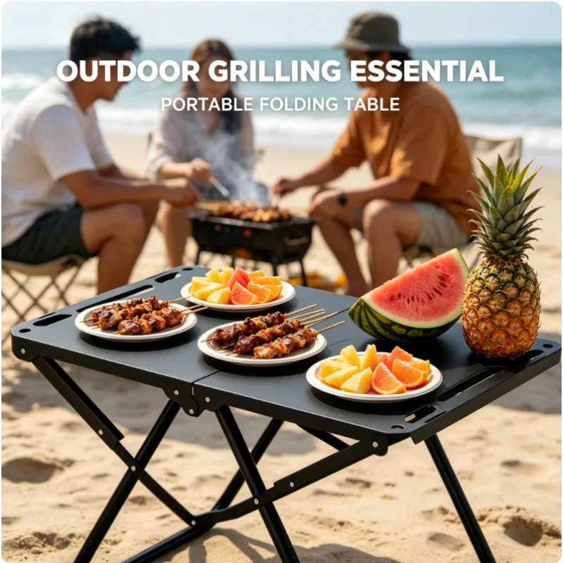 Lightweight Folding Camping Table Portable Picnic BBQ Table High Load Capacity Space Saving Outdoor Dining Table Black
Lightweight Folding Camping Table Portable Picnic BBQ Table High Load Capacity Space Saving Outdoor Dining Table Black