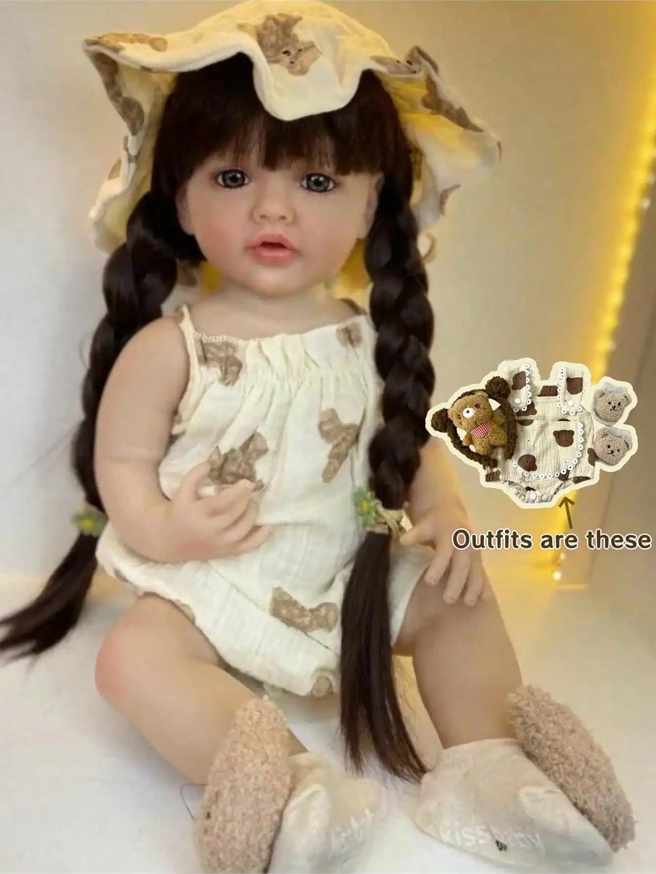 Saskia 22 Inch Adorable Reborn Baby Doll - Lifelike Painted Princess Newborn Girl Betty Lovely Simulated Bath Toy
Saskia 22 Inch Adorable Reborn Baby Doll - Lifelike Painted Princess Newborn Girl Betty Lovely Simulated Bath Toy