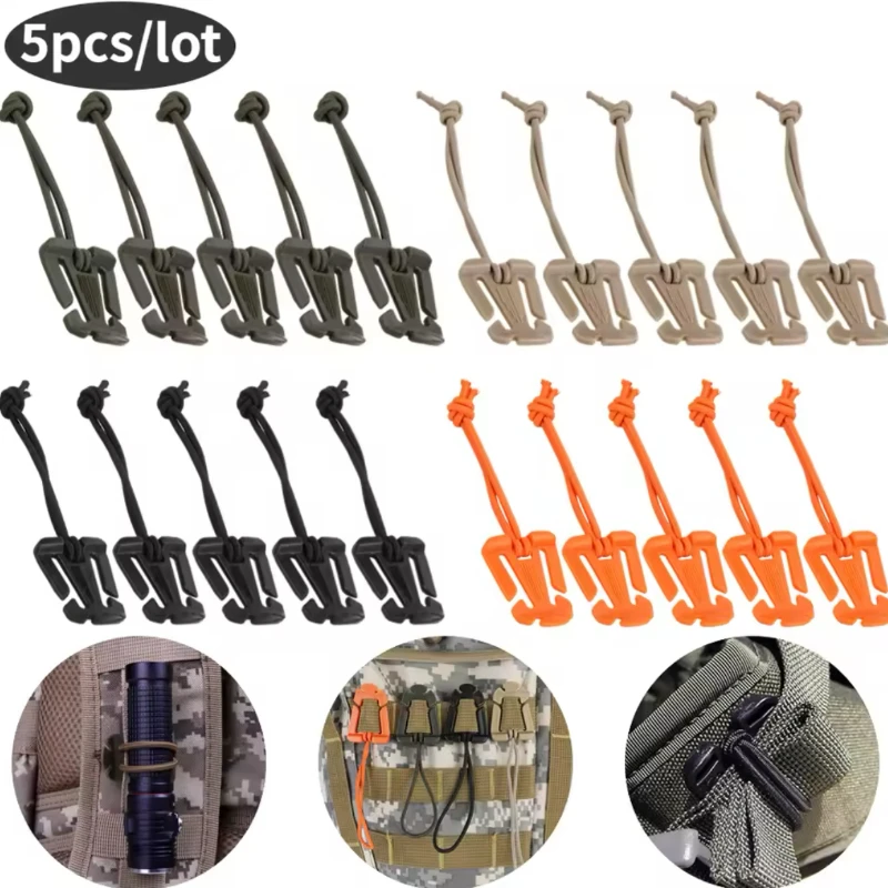 5pcs Tactical Elastic Molle Buckle Carabiner Clips Nylon Camping Bag Hanger Hook Clamp Elastic Rope Webbing Buckle EDC Carabiner
5pcs Tactical Elastic Molle Buckle Carabiner Clips Nylon Camping Bag Hanger Hook Clamp Elastic Rope Webbing Buckle EDC Carabiner