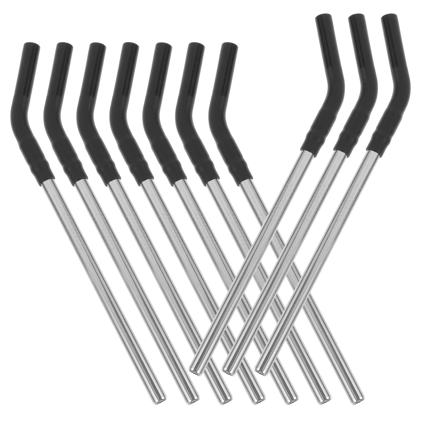10Pcs Stainless Steel Drinking Straws Reusable Silicone Tips for Parties Travel Home Reusable Straw Metal Straw
10Pcs Stainless Steel Drinking Straws Reusable Silicone Tips for Parties Travel Home Reusable Straw Metal Straw