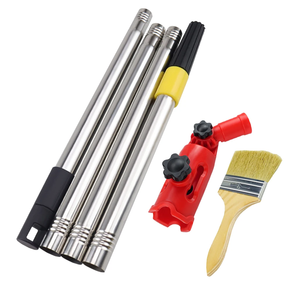 Удлинитель для кистей и валиков с регулируемым углом наклона, телескопическая ручка-удлинитель для чистки, съемная телескопическая штанга
Удлинитель для кистей и валиков с регулируемым углом наклона, телескопическая ручка-удлинитель для чистки, съемная телескопическая штанга