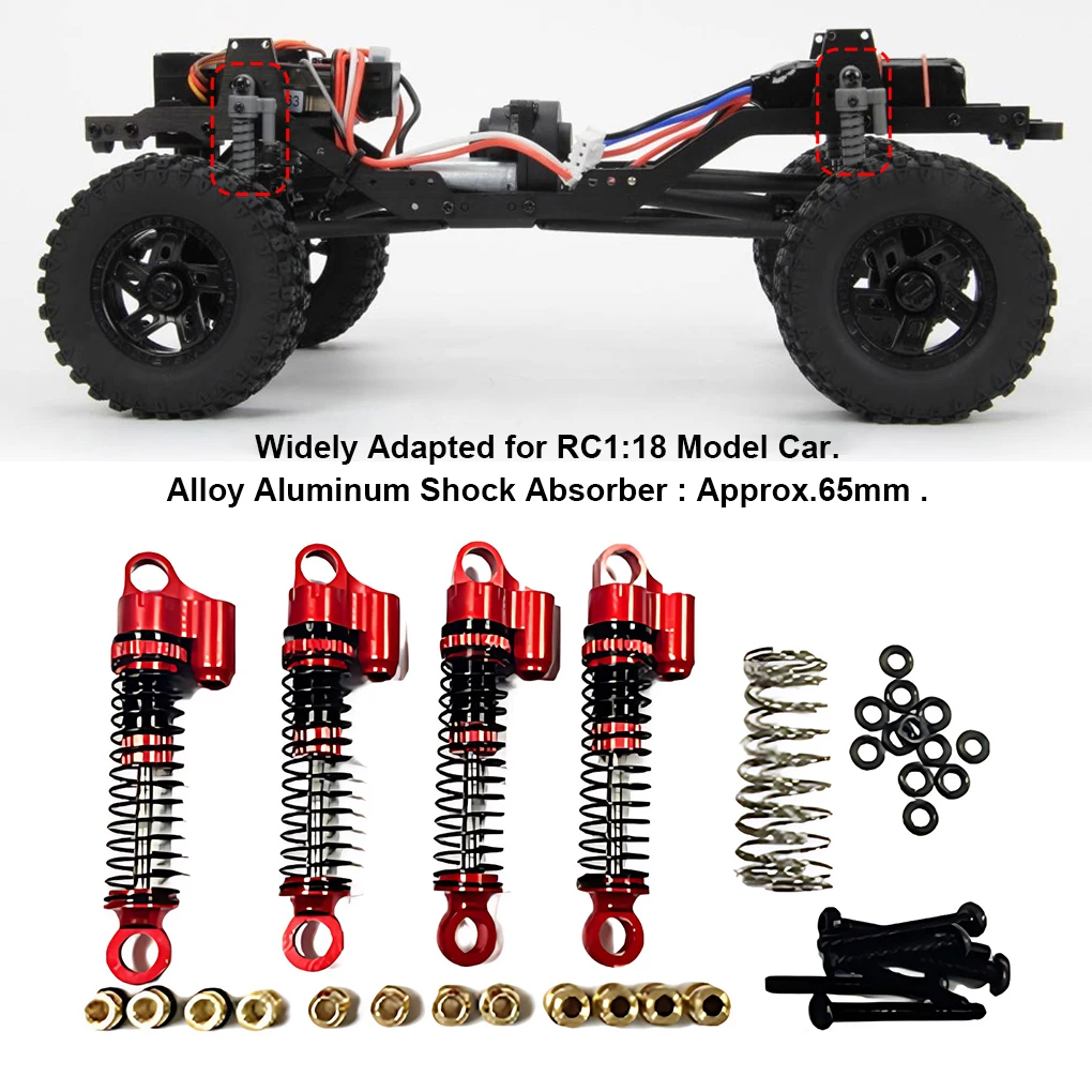 4pieces 1/18 Front Rear Shock Absorber Aluminum Alloy Smooth Rc Front Rear Shock Absorber For HOBBYPLUS 1810178 Blue
4pieces 1/18 Front Rear Shock Absorber Aluminum Alloy Smooth Rc Front Rear Shock Absorber For HOBBYPLUS 1810178 Blue