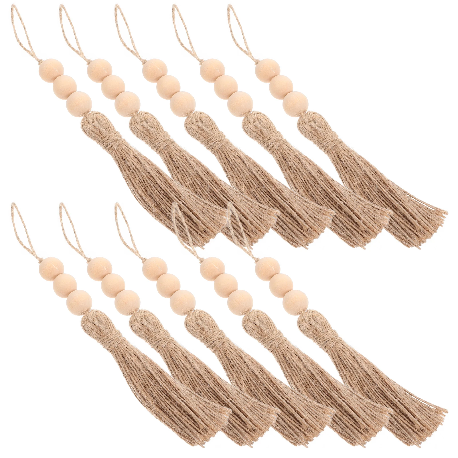 10 Pcs Wood Bead Hanging Decoration Rustic Wall Hemp Rope DIY Garland Home Bedroom Living Room Kids Room Ornament
10 Pcs Wood Bead Hanging Decoration Rustic Wall Hemp Rope DIY Garland Home Bedroom Living Room Kids Room Ornament