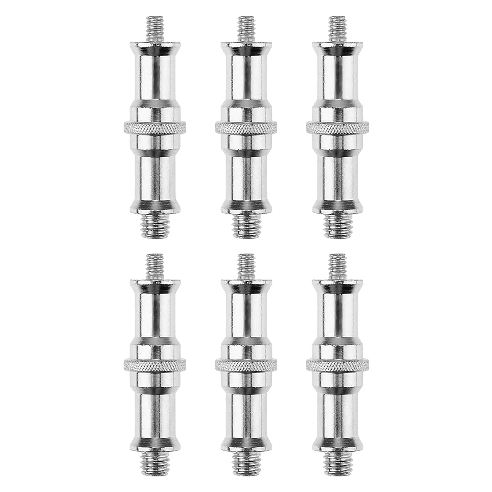 6pcs Threaded Screw Adapter Silver 1 4 to 3 8 Converter for Tripod Monopod Quick Release Board Umbrella Stand Photography
6pcs Threaded Screw Adapter Silver 1 4 to 3 8 Converter for Tripod Monopod Quick Release Board Umbrella Stand Photography