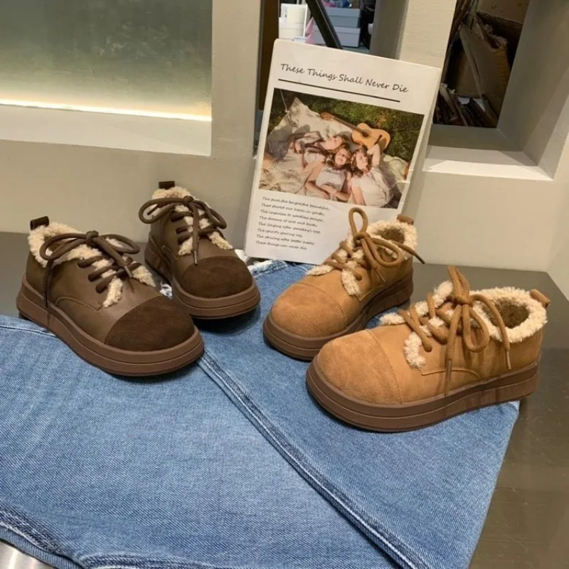 Hot Sales New Fall 2023 Suede Comfort Retro Bread Loafers Platform Sneakers Womens Shoes
Hot Sales New Fall 2023 Suede Comfort Retro Bread Loafers Platform Sneakers Womens Shoes