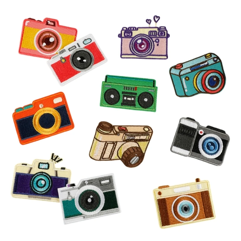 L8RC 11 Pcs Cartoon Camera Sewing Patches Colorful Embroidery Patches Iron On Patches
L8RC 11 Pcs Cartoon Camera Sewing Patches Colorful Embroidery Patches Iron On Patches
