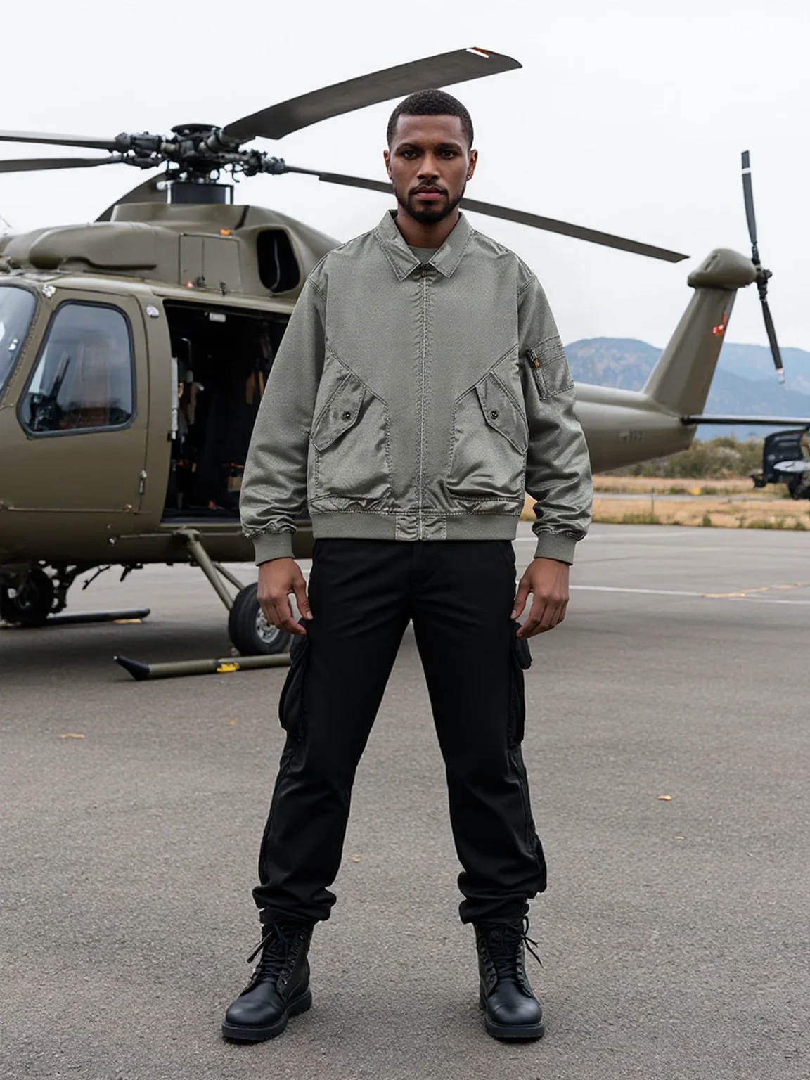 Premium 100% Cotton Washed Men's Jacket, Cargo Outerwaer with Heavy Metal Zippers,Durable Utility Pockets Man Streetwear
Premium 100% Cotton Washed Men's Jacket, Cargo Outerwaer with Heavy Metal Zippers,Durable Utility Pockets Man Streetwear