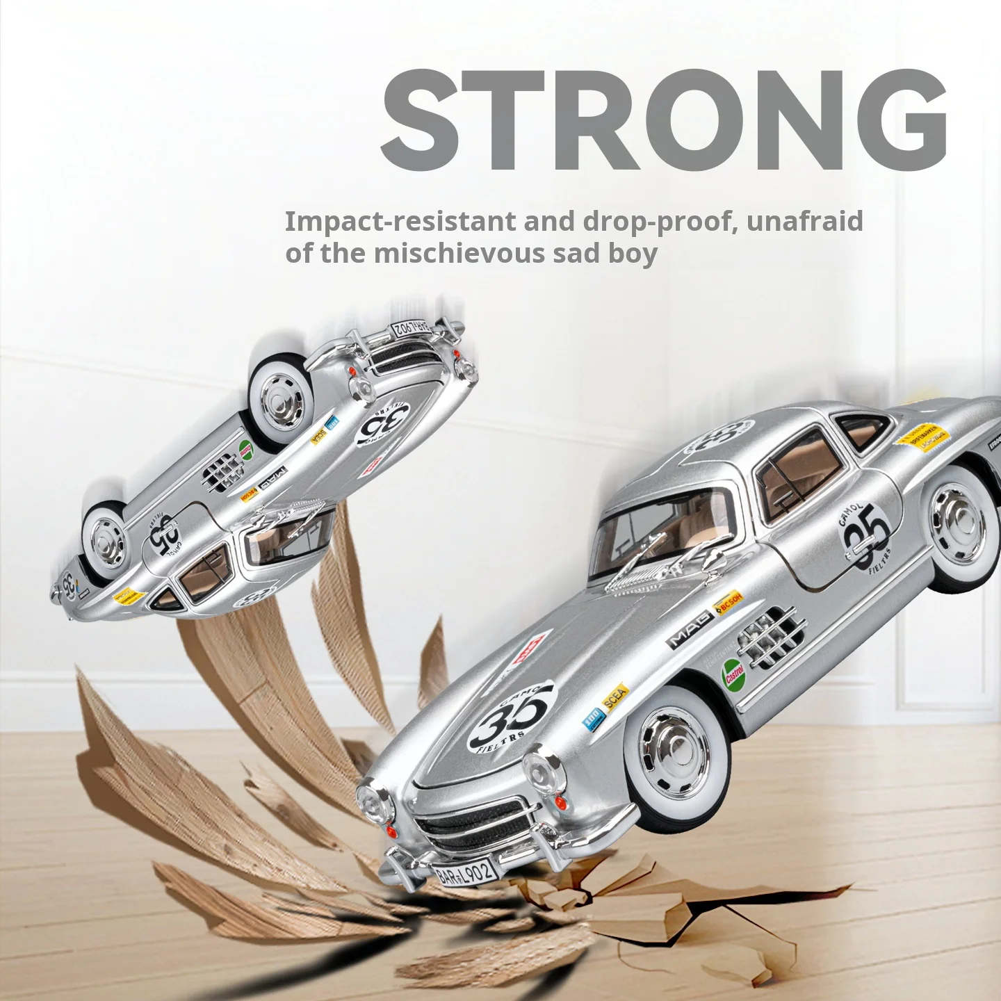 1:24 Large-Size 300SL Livery Version Exquisite Simulated Alloy Classic Vintage Kids Toy Collectible Ornament Light & Sound
1:24 Large-Size 300SL Livery Version Exquisite Simulated Alloy Classic Vintage Kids Toy Collectible Ornament Light & Sound