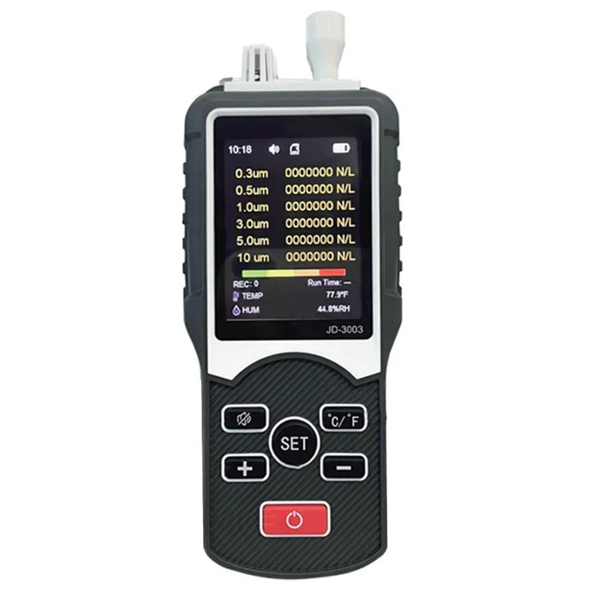 JD-3003 Счетчик частиц пыли, тестер частиц, счетчик, профессиональный монитор качества частиц пыли для использования в помещении и на открытом воздухе 
JD-3003 Счетчик частиц пыли, тестер частиц, счетчик, профессиональный монитор качества частиц пыли для использования в помещении и на открытом воздухе