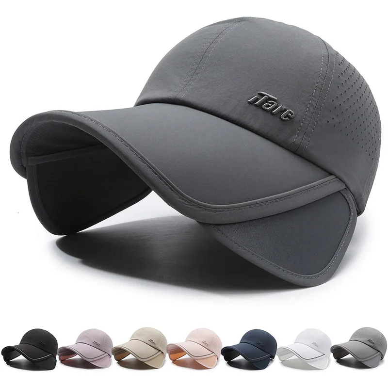 New Big Brim Women Sunscreen Hat Stretchable Sports Face Covering Sun Hat Men Outdoor Breathable Fishing Baseball Hats
New Big Brim Women Sunscreen Hat Stretchable Sports Face Covering Sun Hat Men Outdoor Breathable Fishing Baseball Hats