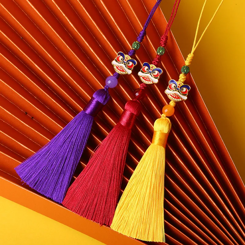 8CM Cartoon Lion Dance Head Keychain Cute Creative Chinese Style Tassel Pendant Couple Bag Car Pendant Small Tassels for Crafts
8CM Cartoon Lion Dance Head Keychain Cute Creative Chinese Style Tassel Pendant Couple Bag Car Pendant Small Tassels for Crafts