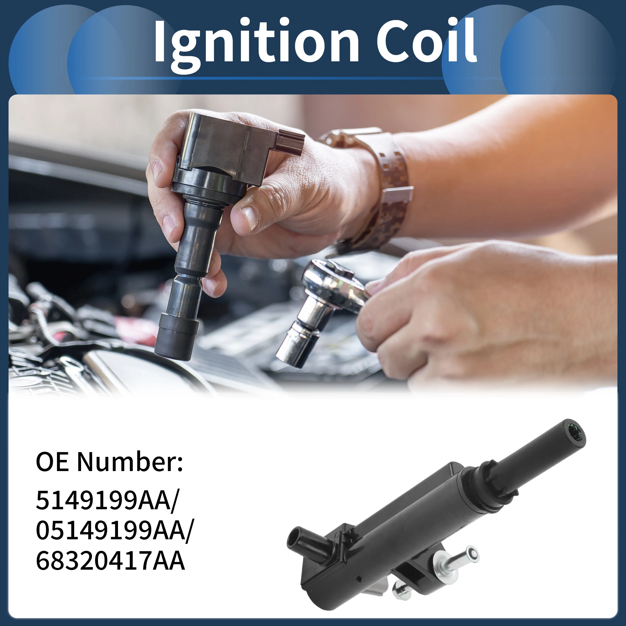 UXCELL Ignition Coil Ignition Coil Pack No.5149199AA for Dodge Dakota V6 3.7L 09-10
UXCELL Ignition Coil Ignition Coil Pack No.5149199AA for Dodge Dakota V6 3.7L 09-10