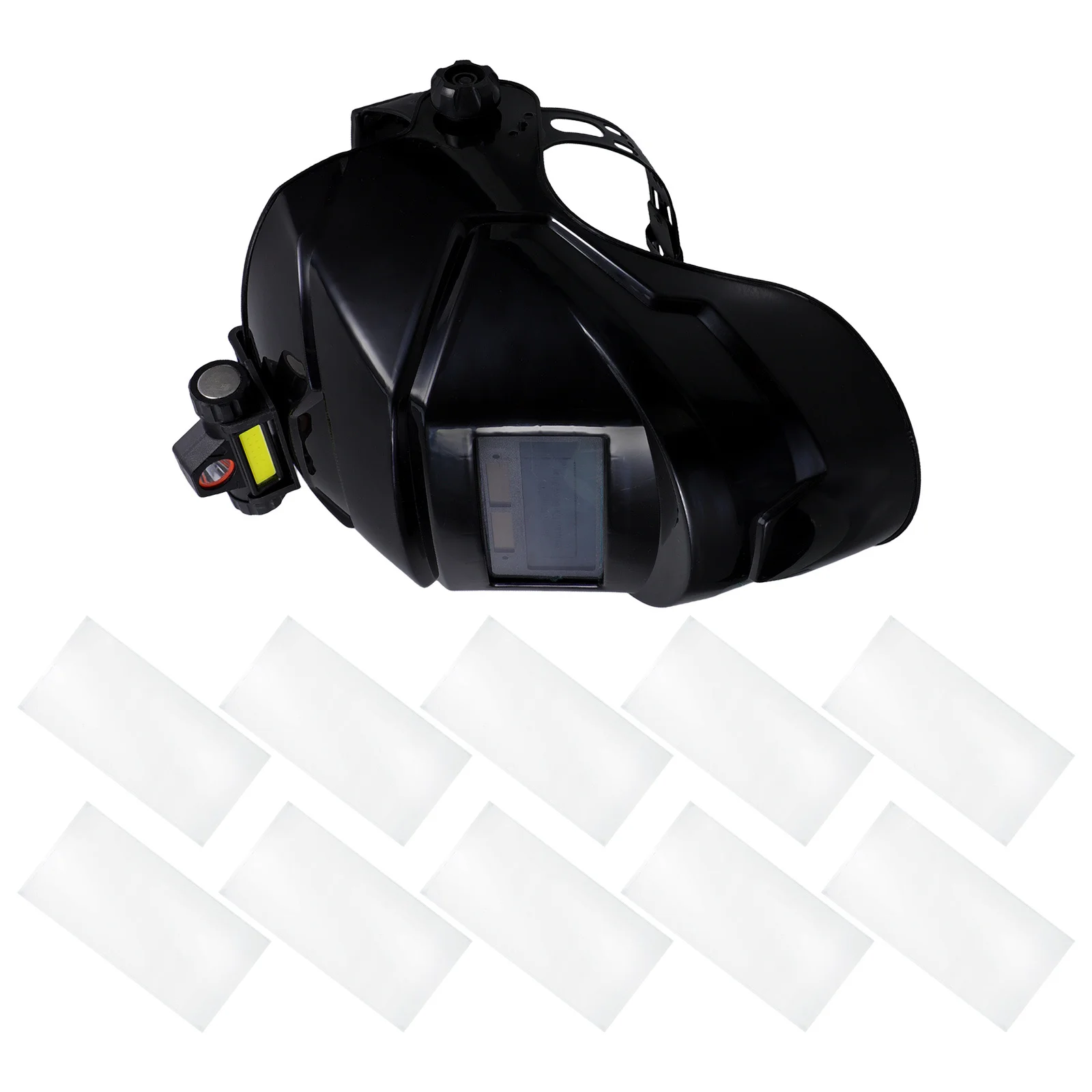 1Set Welding Hood Protective Mask Headlamp Auto Darkening Face Neck Shield Safety for Welding Weld
1Set Welding Hood Protective Mask Headlamp Auto Darkening Face Neck Shield Safety for Welding Weld