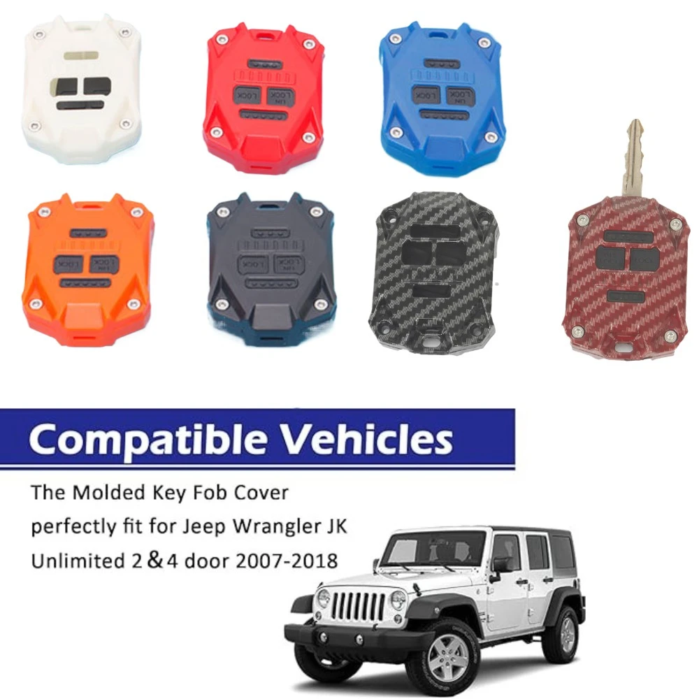 For JK Accessories Car Key Fob Case Cover for Jeep Wrangler JK 2007-2018
For JK Accessories Car Key Fob Case Cover for Jeep Wrangler JK 2007-2018