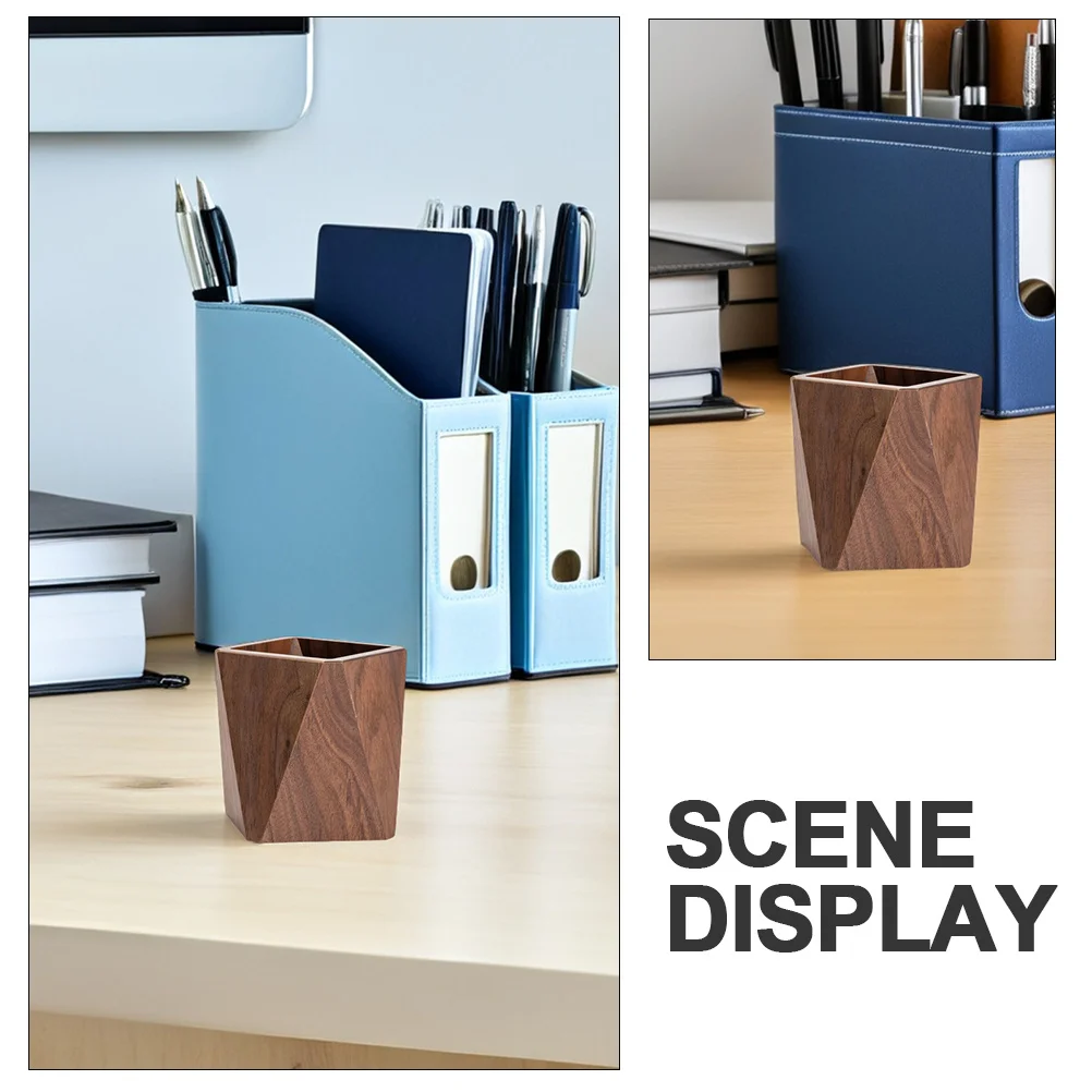 1Pcs Black Walnut Wooden Pen Holder Creative Sturdy Stationery Storage Bucket Multifunctional Organizer Solid Wood Pen Holder
1Pcs Black Walnut Wooden Pen Holder Creative Sturdy Stationery Storage Bucket Multifunctional Organizer Solid Wood Pen Holder