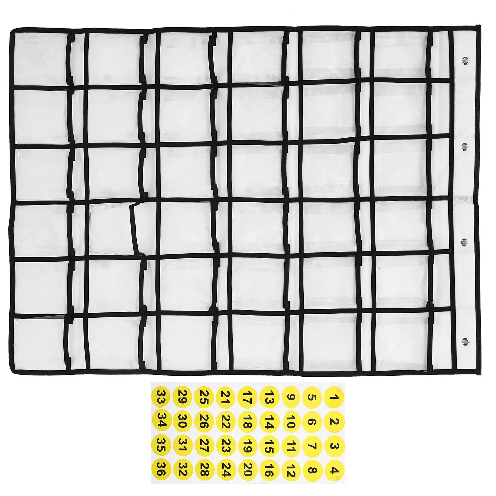 36-Grid Cell Phone Storage Bag White Non-woven Door Chart Organizer for Classroom Library Office Hanging Calculator Pocket
36-Grid Cell Phone Storage Bag White Non-woven Door Chart Organizer for Classroom Library Office Hanging Calculator Pocket