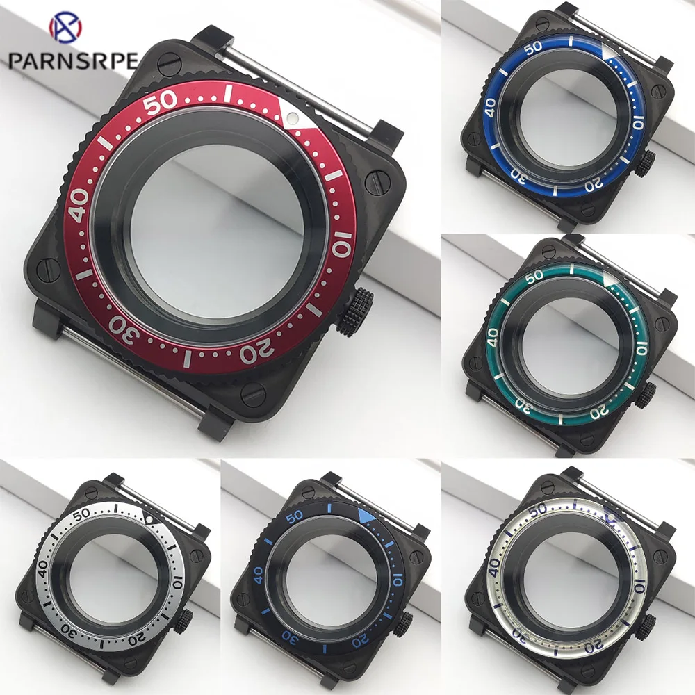 Automatic Watch Accessories 42mm Black PVD Square NH35 Case Sapphire Glass Fit NH35 NH36 Movement 28.5mm dial
Automatic Watch Accessories 42mm Black PVD Square NH35 Case Sapphire Glass Fit NH35 NH36 Movement 28.5mm dial