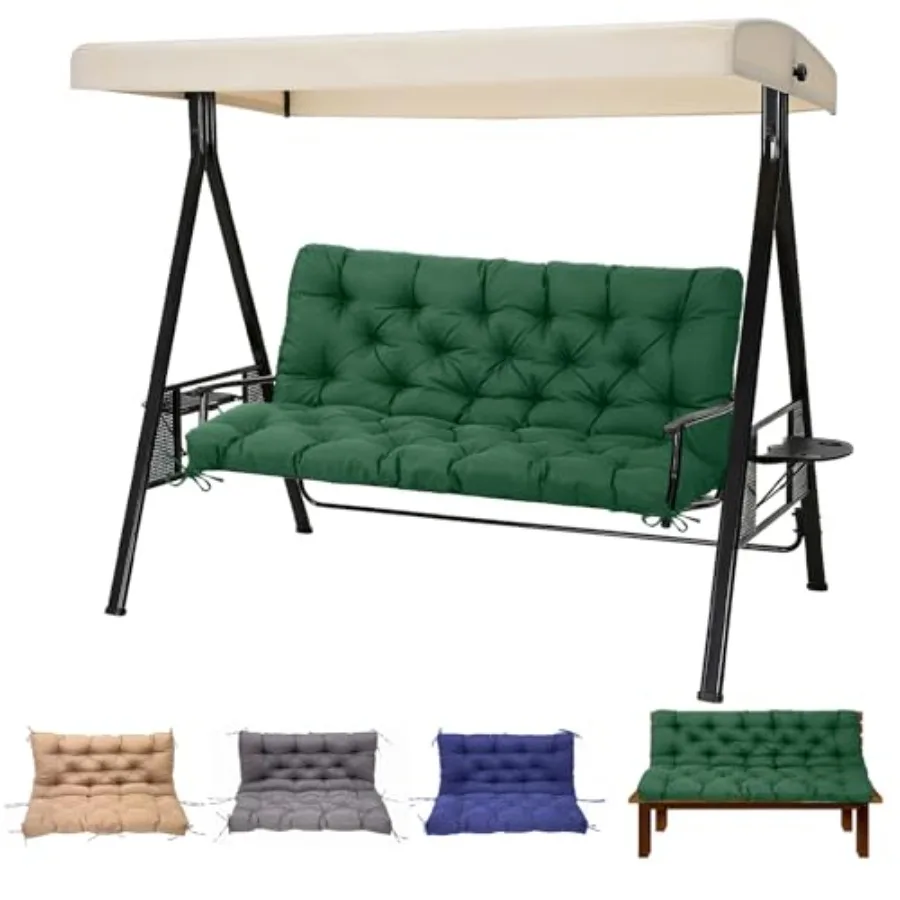 Outdoor Swing Cushion Replacement Patio Bench Cushion Waterproof Thick Seat Pad for Porch Swing Daybed Garden Sofa Furniture
Outdoor Swing Cushion Replacement Patio Bench Cushion Waterproof Thick Seat Pad for Porch Swing Daybed Garden Sofa Furniture