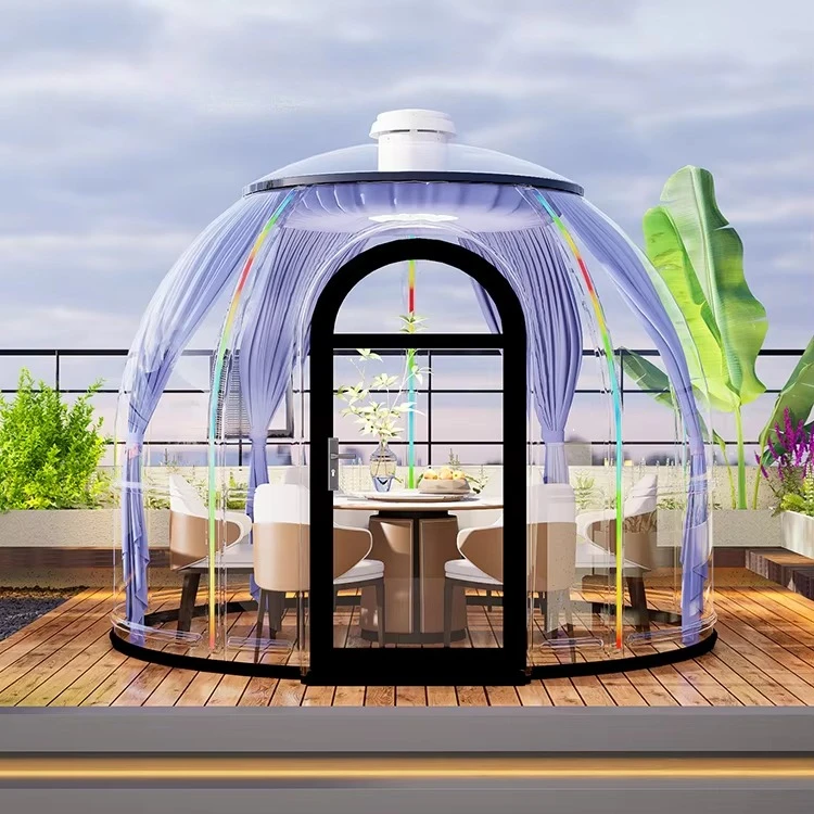 3.25M Diameter Round Prefab Outdoor Geodesic Polycarbonate PC Glamping Clear Dome House
3.25M Diameter Round Prefab Outdoor Geodesic Polycarbonate PC Glamping Clear Dome House