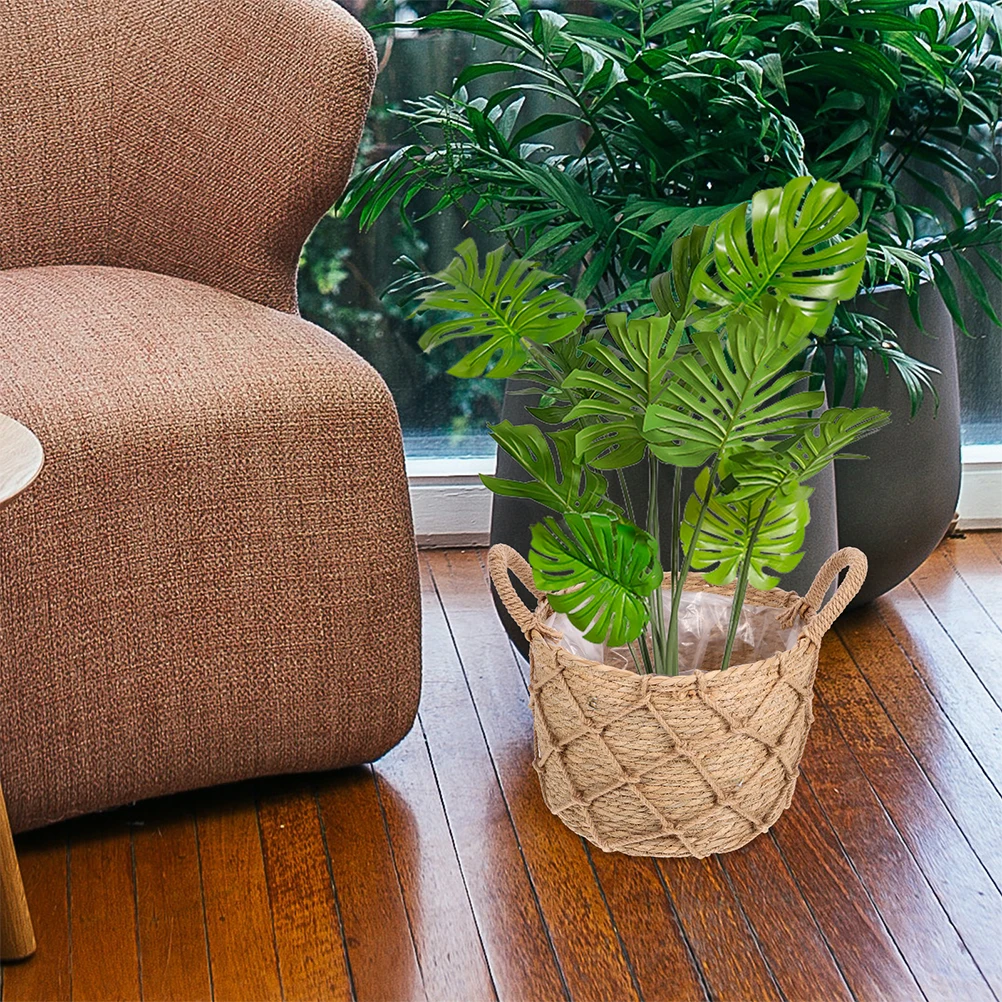 Woven Basket Large Capacity Durable Planters Home Decor Flower Pots Versatile Room Garden Baskets
Woven Basket Large Capacity Durable Planters Home Decor Flower Pots Versatile Room Garden Baskets